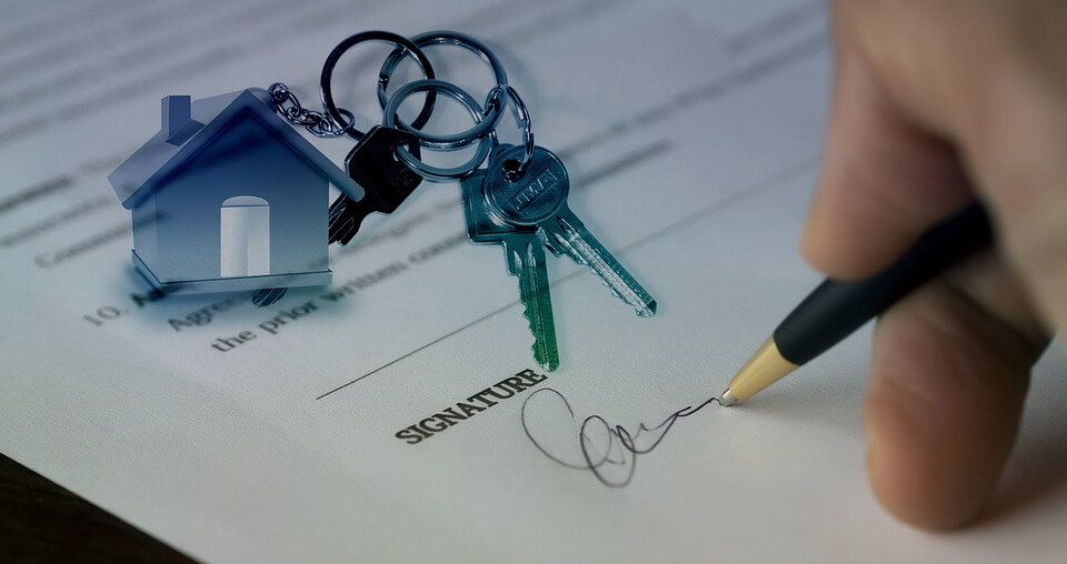Signature d'un contrat immobilier