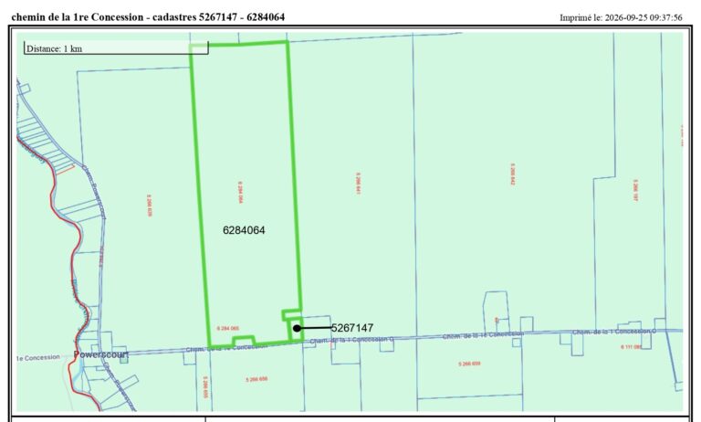 Cartographie GeoCentralis avec les 2 cadastres